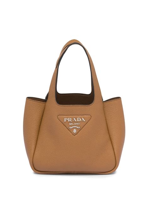 prada logo inside bag|prada logo plaque tote bag.